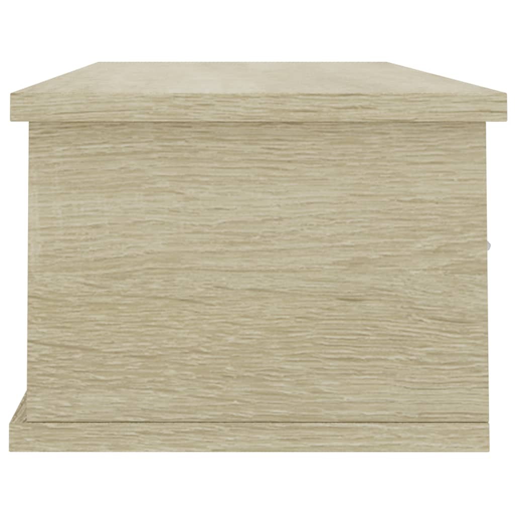 Seinälaatikkohylly tammi 88x26x18,5 cm - Sisustajankoti.fi