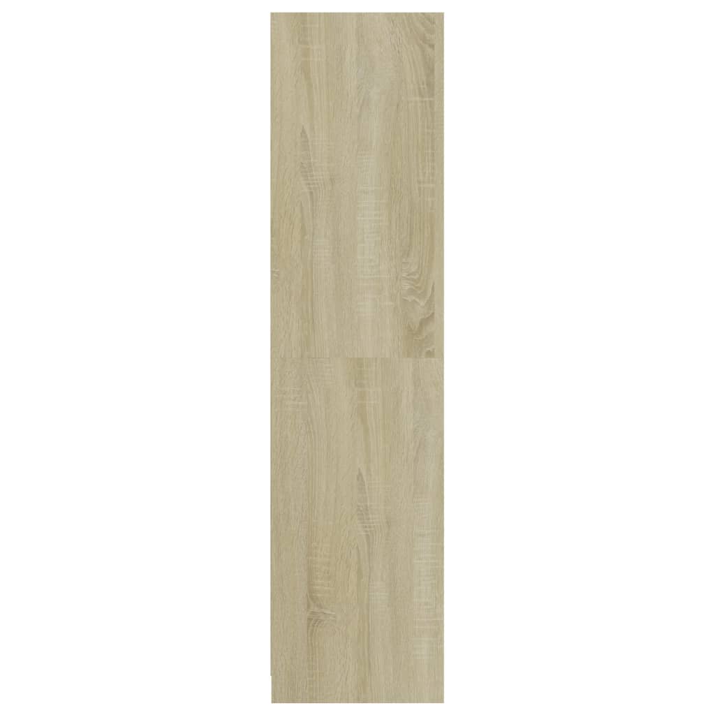 Vaatekaappi vetolaatikoilla Sonoma-tammi 50x50x200 cm - Sisustajankoti.fi