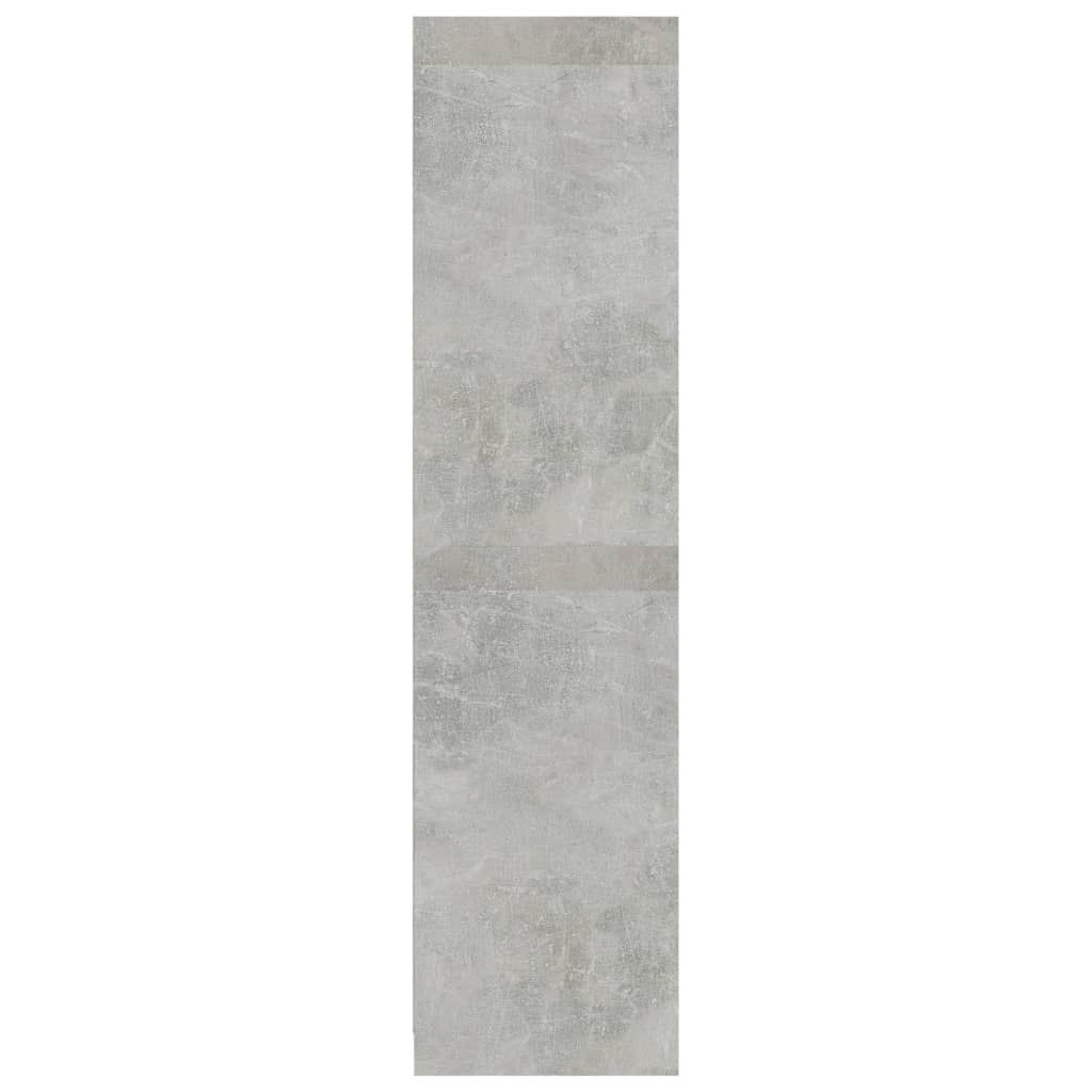 Vaatekaappi vetolaatikoilla betoninharmaa 50x50x200cm - Sisustajankoti.fi