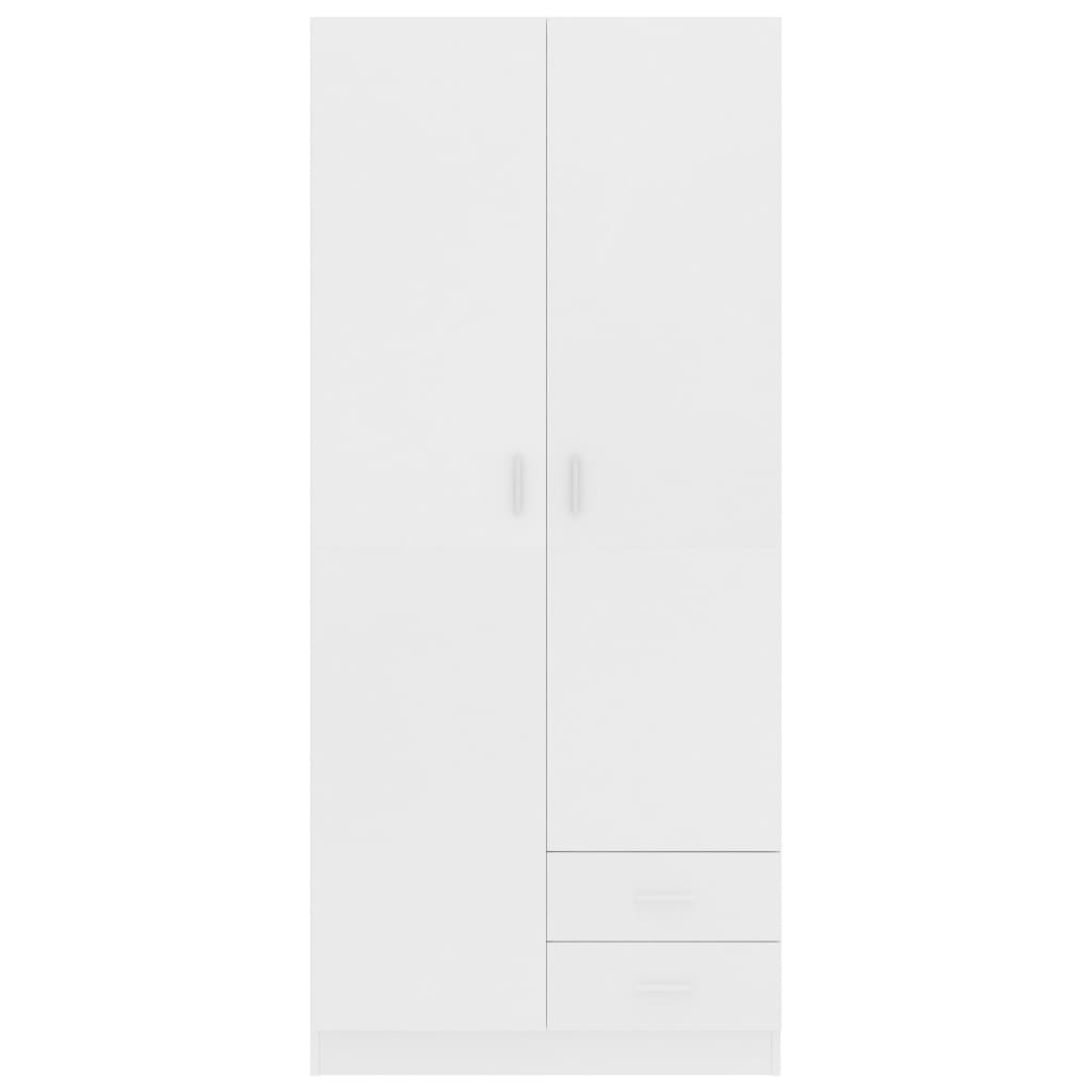 Vaatekaappi valkoinen 80x52x180 cm - Sisustajankoti.fi