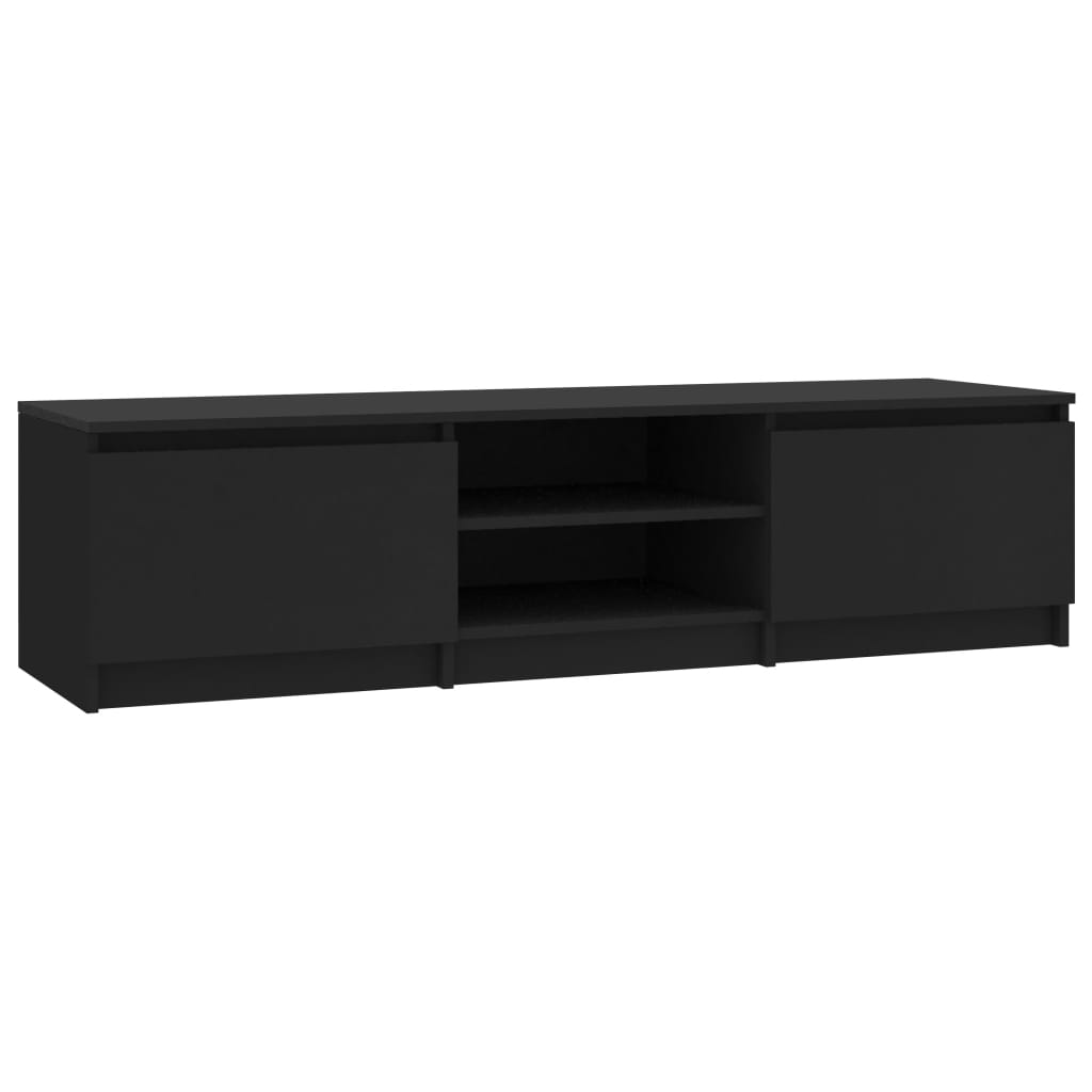 TV-taso musta 140x40x35,5 cm - Sisustajankoti.fi