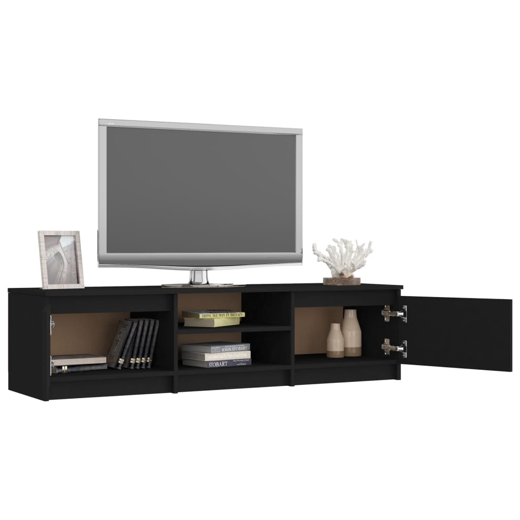 TV-taso musta 140x40x35,5 cm - Sisustajankoti.fi