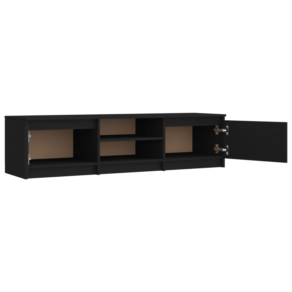 TV-taso musta 140x40x35,5 cm - Sisustajankoti.fi