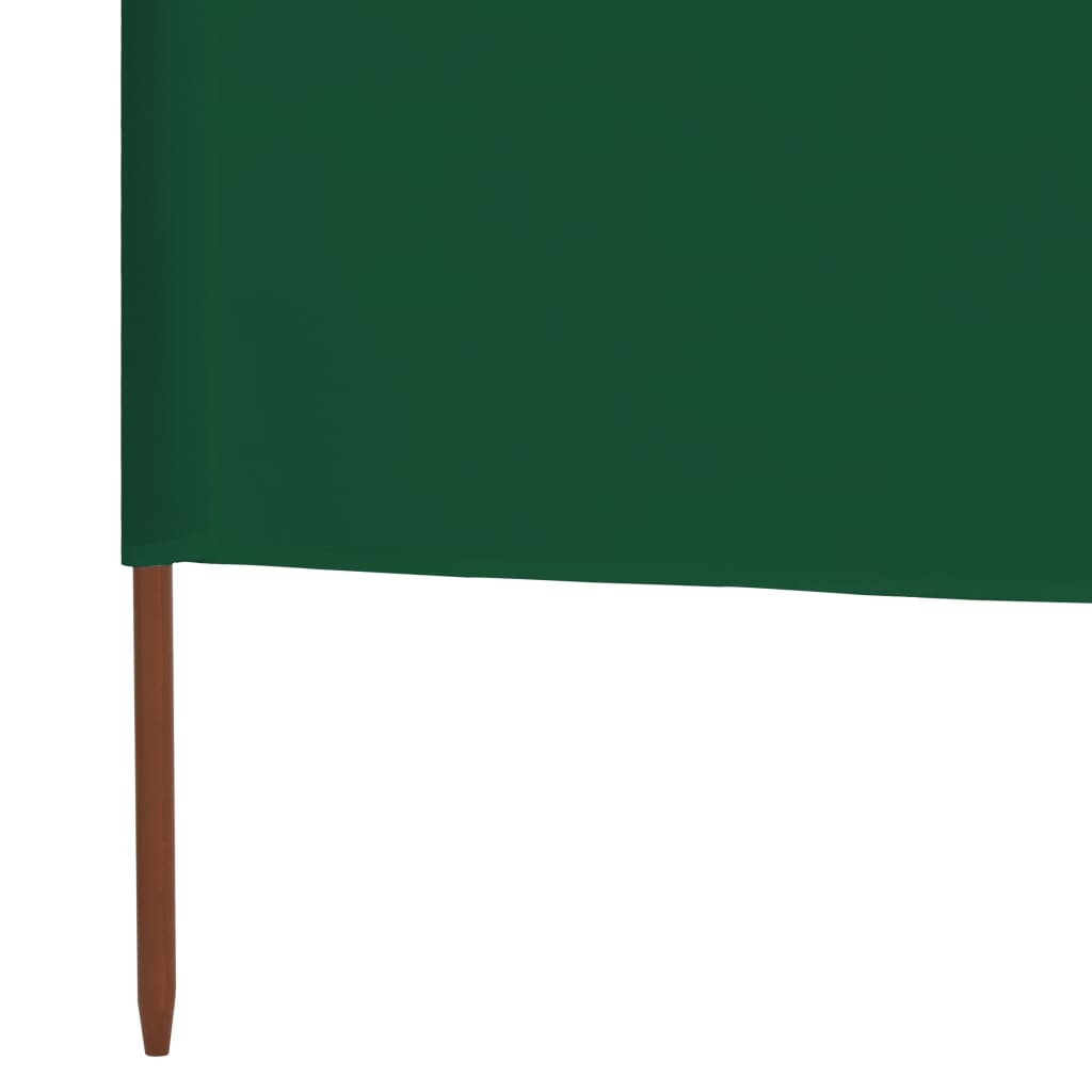 Tuulensuojakangas 3 paneelilla 400x160 cm vihreä - Sisustajankoti.fi