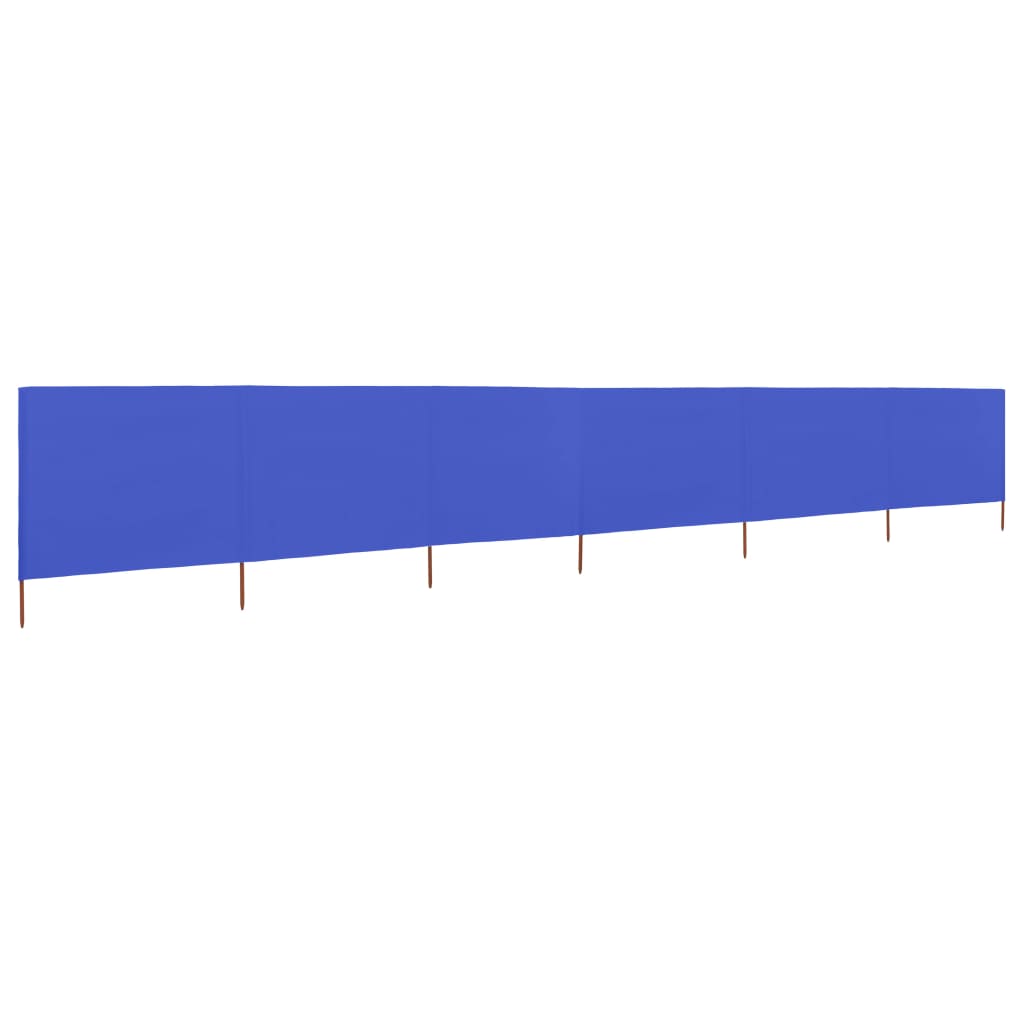 Tuulensuojakangas 6 paneelilla 800x120 cm taivaansininen - Sisustajankoti.fi