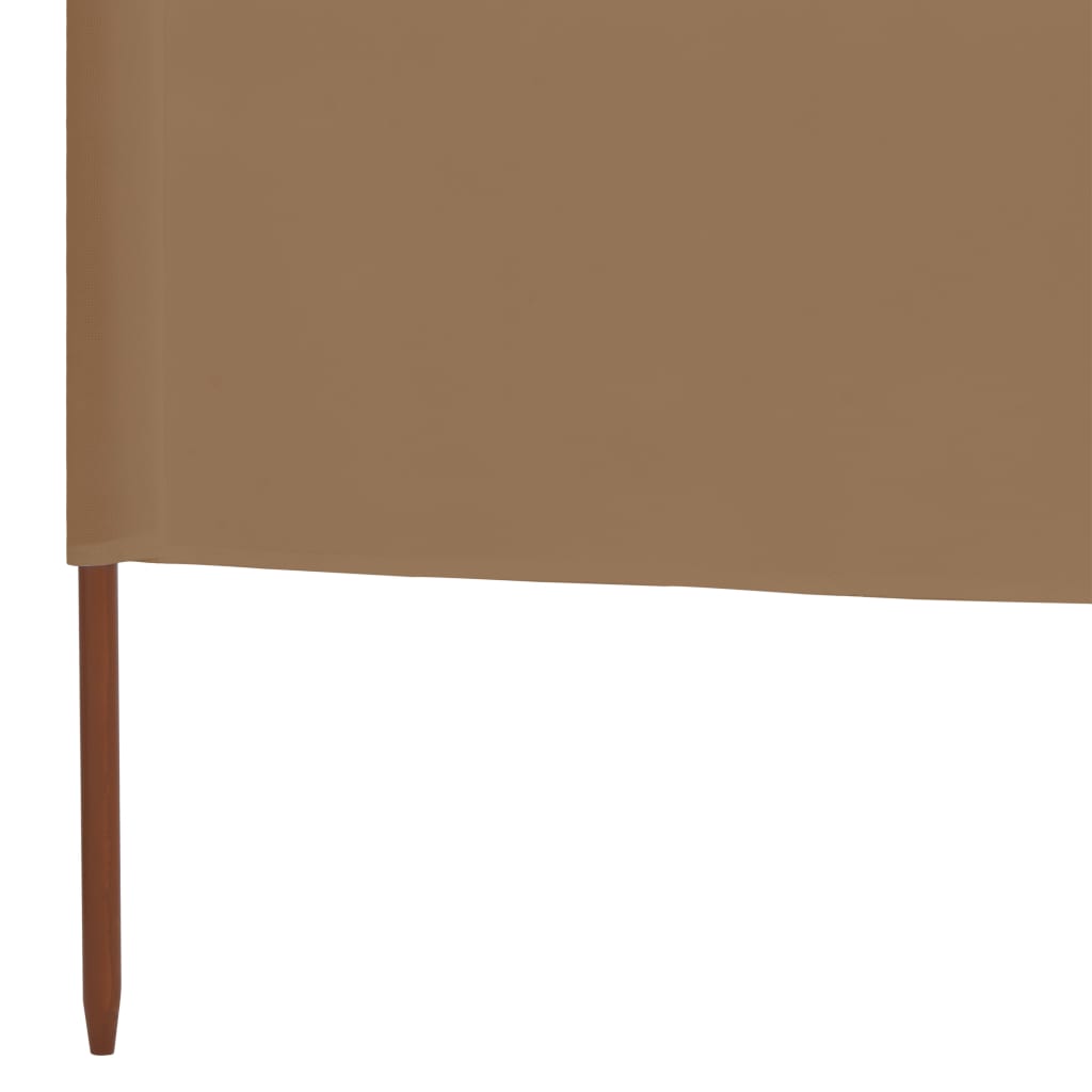 Tuulensuojakangas 9 paneelilla 1200x160 cm ruskeanharmaa - Sisustajankoti.fi