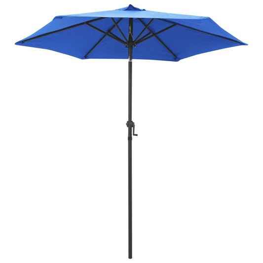 Aurinkovarjo sininen 200x211 cm alumiini - Sisustajankoti.fi