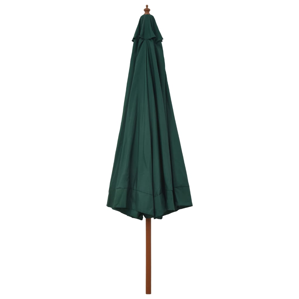 Aurinkovarjo puurunko 330 cm vihreä - Sisustajankoti.fi