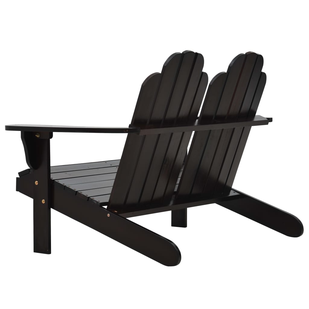 Tupla Adirondack-tuoli puu ruskea - Sisustajankoti.fi