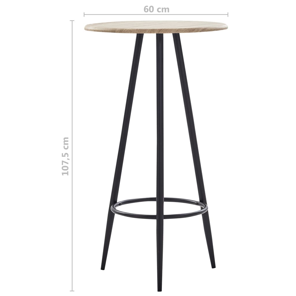 Baaripöytä tammi 60x107,5 cm - Sisustajankoti.fi