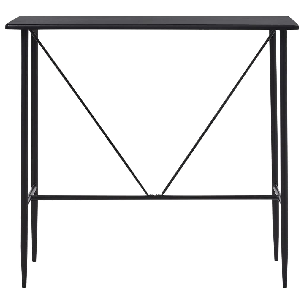 Baaripöytä musta 120x60x110 cm - Sisustajankoti.fi