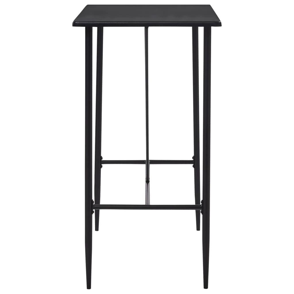 Baaripöytä musta 120x60x110 cm - Sisustajankoti.fi