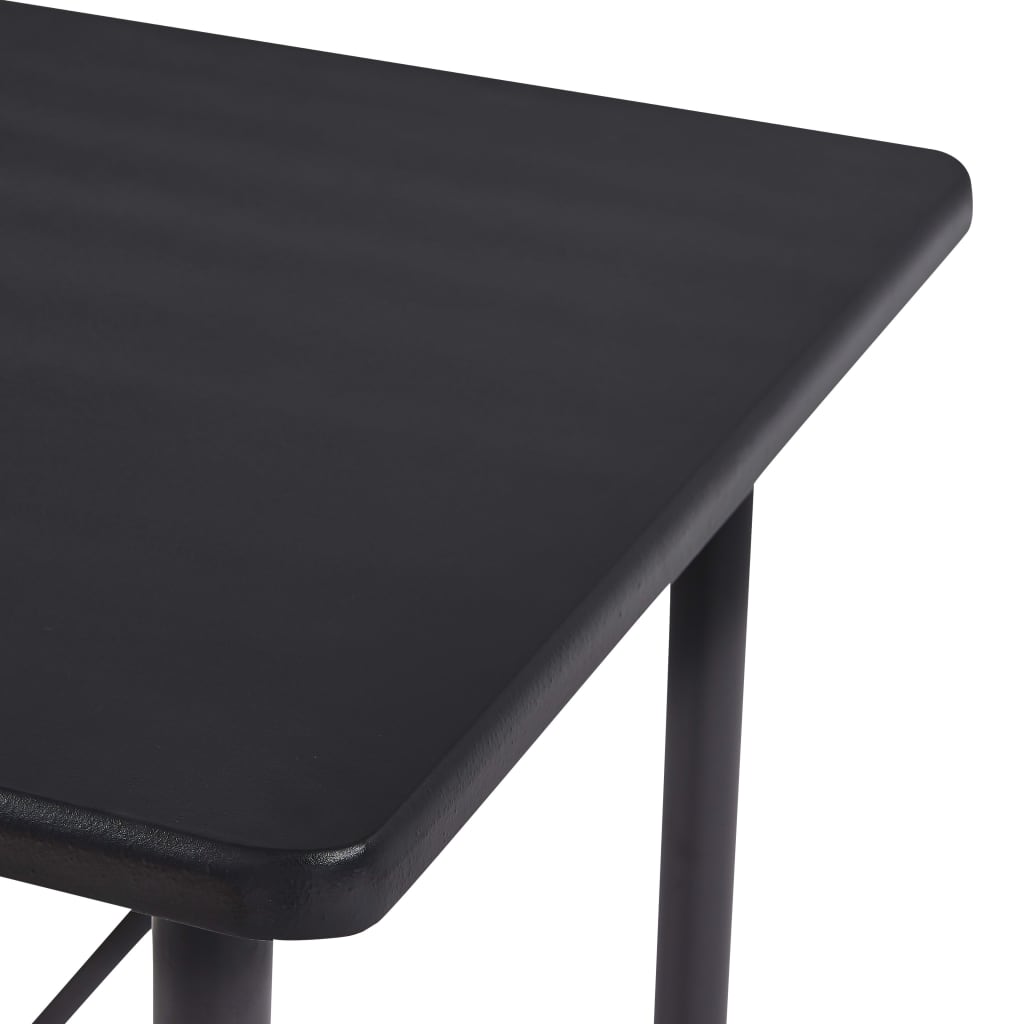 Baaripöytä musta 120x60x110 cm - Sisustajankoti.fi