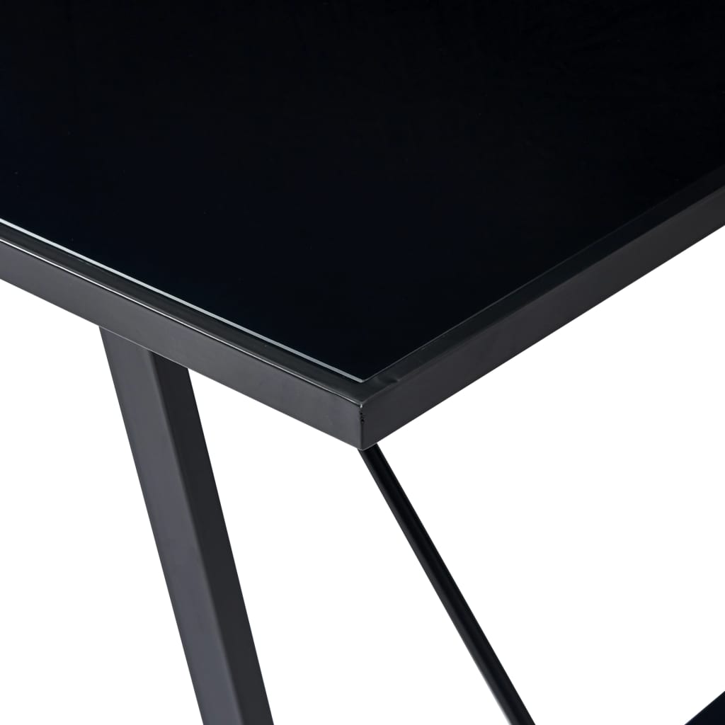 Ruokapöytä musta 180x90x75 cm karkaistu lasi - Sisustajankoti.fi