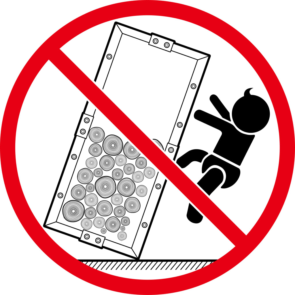 Polttopuuteline antrasiitti 360x35x120 cm teräs - Sisustajankoti.fi