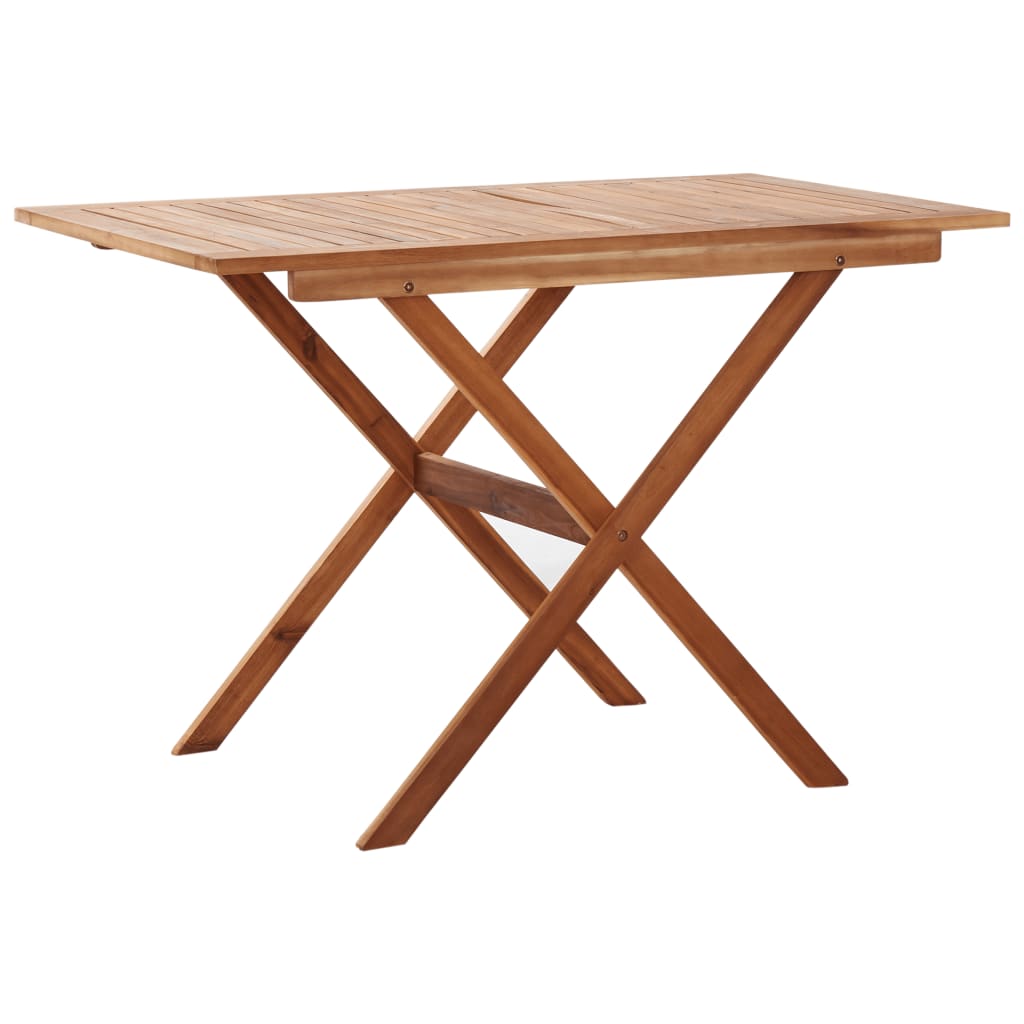 Puutarhapöytä 110x67x74 cm täysi akaasiapuu - Sisustajankoti.fi