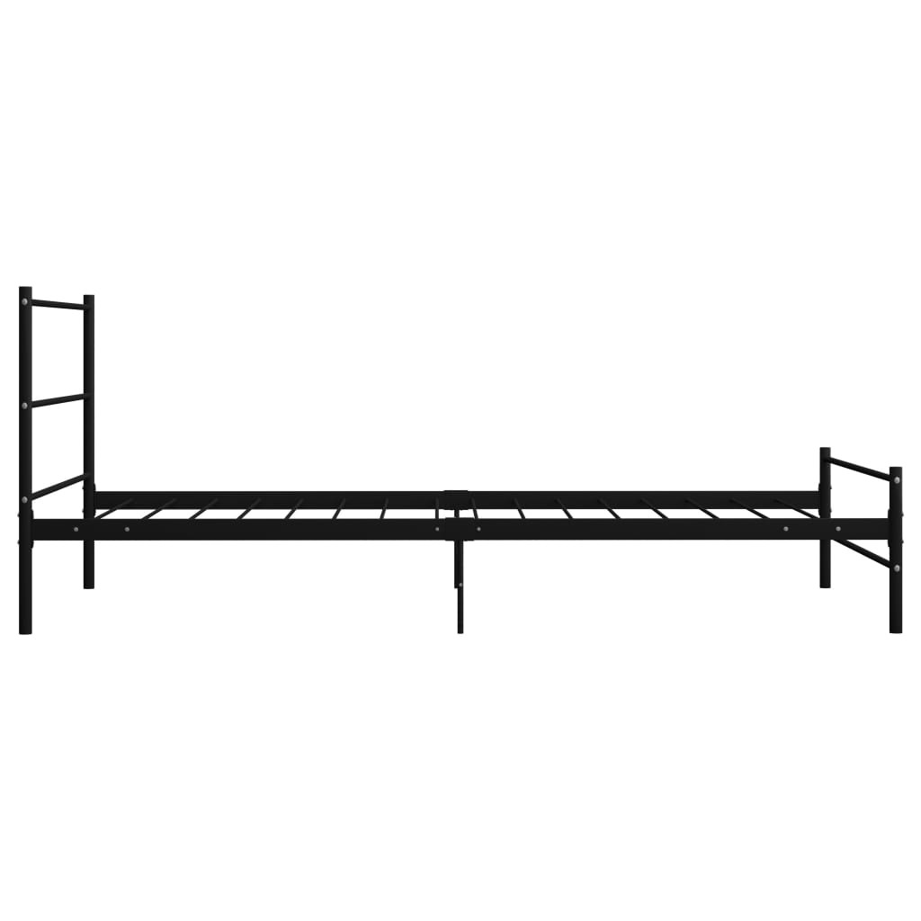 Sängynrunko musta metalli 90x200 cm - Sisustajankoti.fi