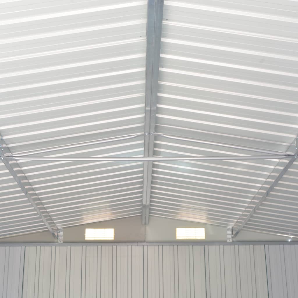 Puutarhavaja harmaa 257x779x181 cm galvanoitu teräs - Sisustajankoti.fi