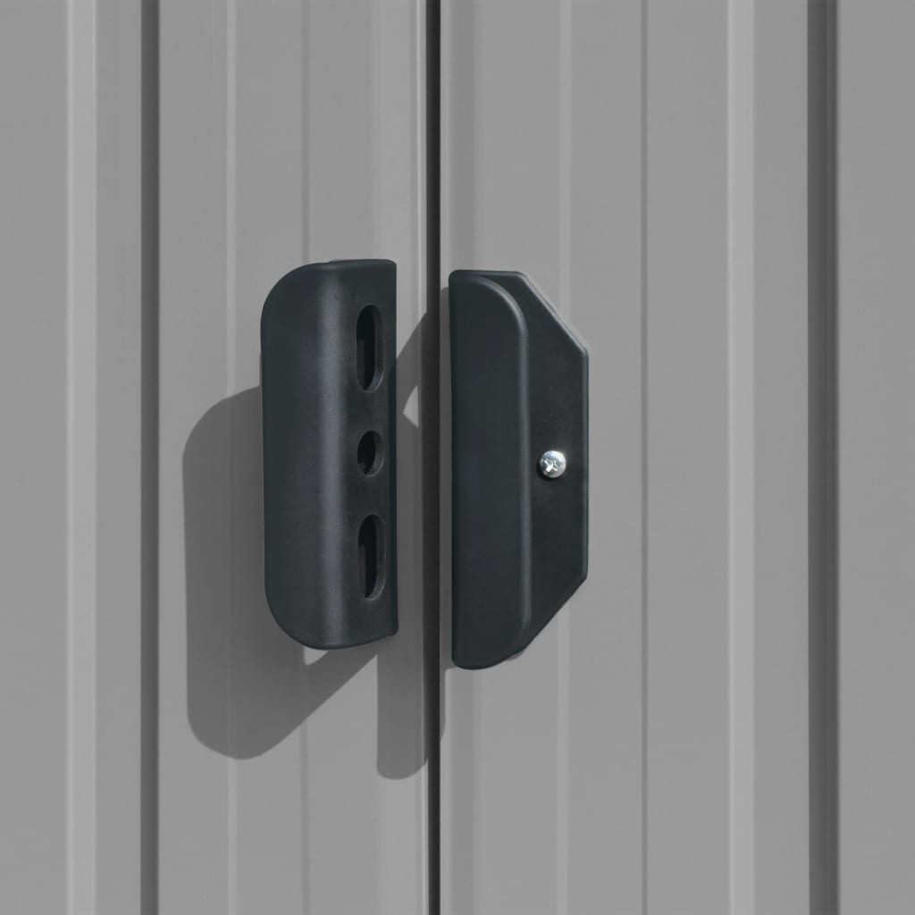 Puutarhavaja harmaa 257x779x181 cm galvanoitu teräs - Sisustajankoti.fi