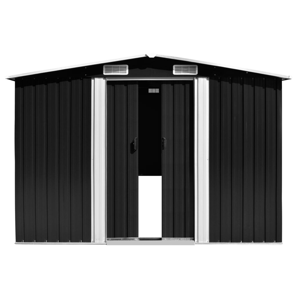 Puutarhavaja antrasiitti 257x779x181 cm galvanoitu teräs - Sisustajankoti.fi