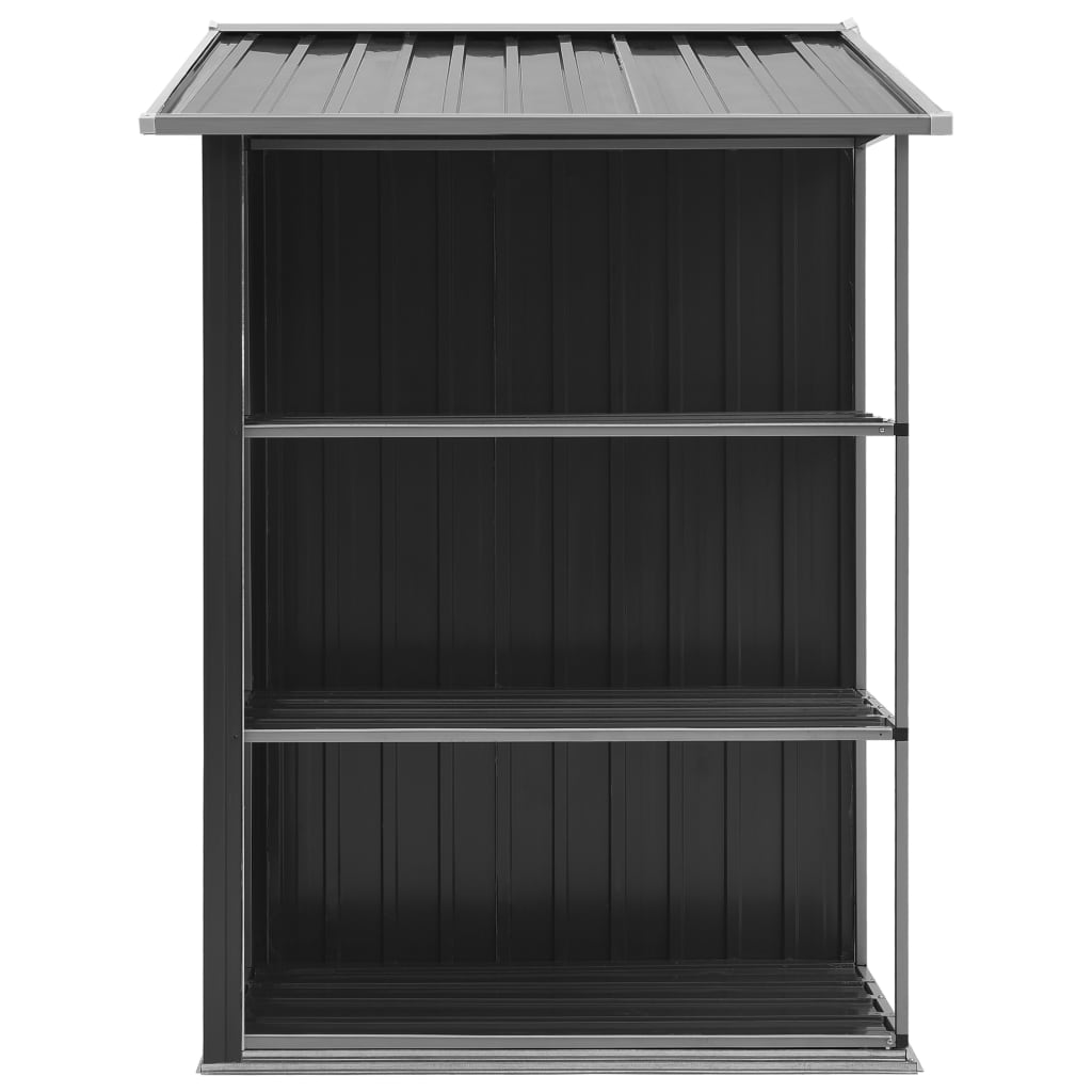 Puutarhavaja telineellä antrasiitti 205x130x183 cm rauta - Sisustajankoti.fi