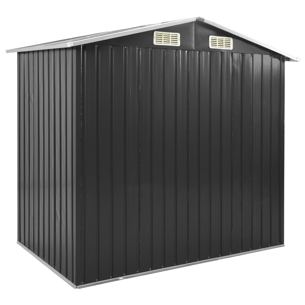 Puutarhavaja telineellä antrasiitti 205x130x183 cm rauta - Sisustajankoti.fi