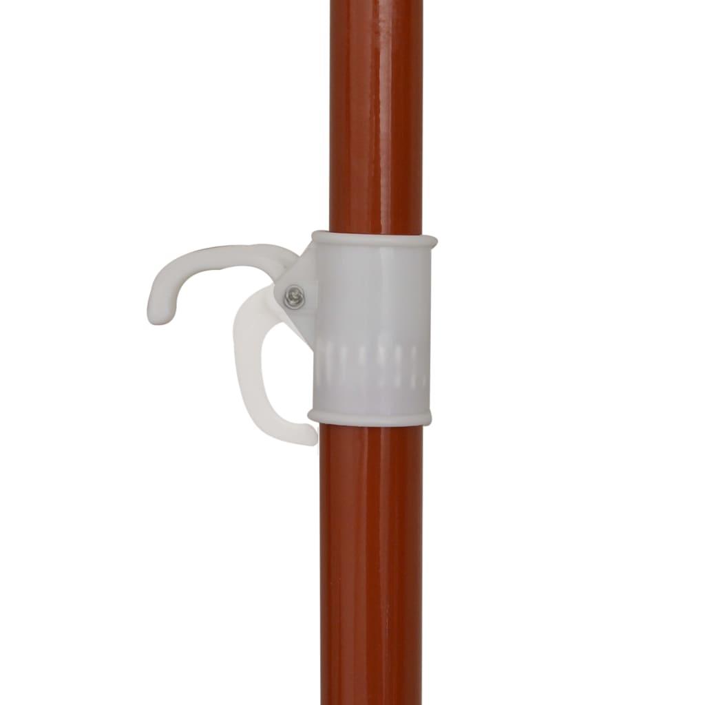 Aurinkovarjo terästanko 180 cm hiekka - Sisustajankoti.fi