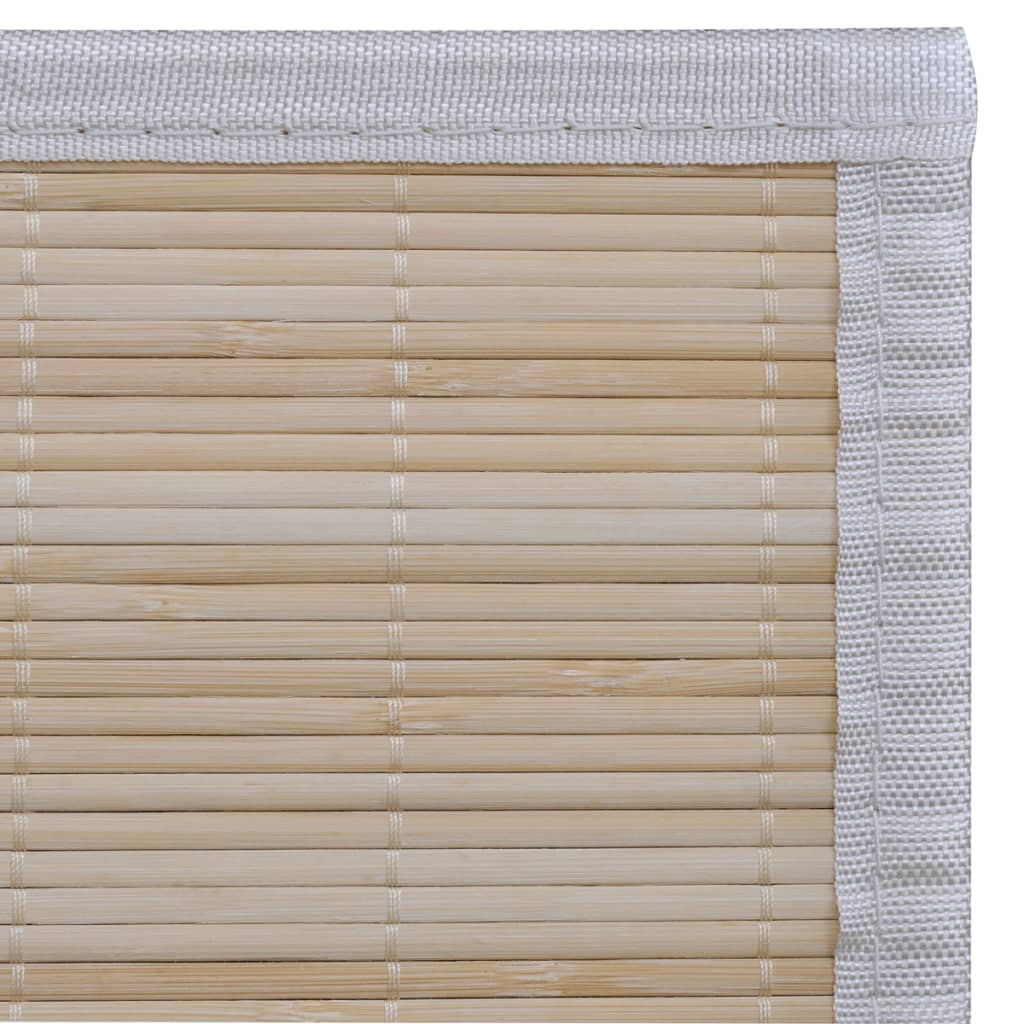 Suorakulmaiset luonnolliset bambumatot 2 kpl 120x180 cm - Sisustajankoti.fi