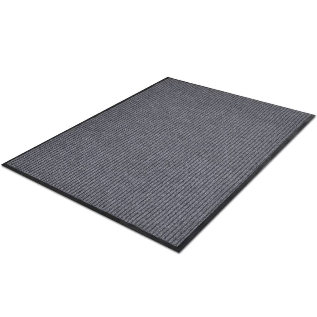 PVC Ovimatot 2 kpl harmaa 90x60 cm - Sisustajankoti.fi