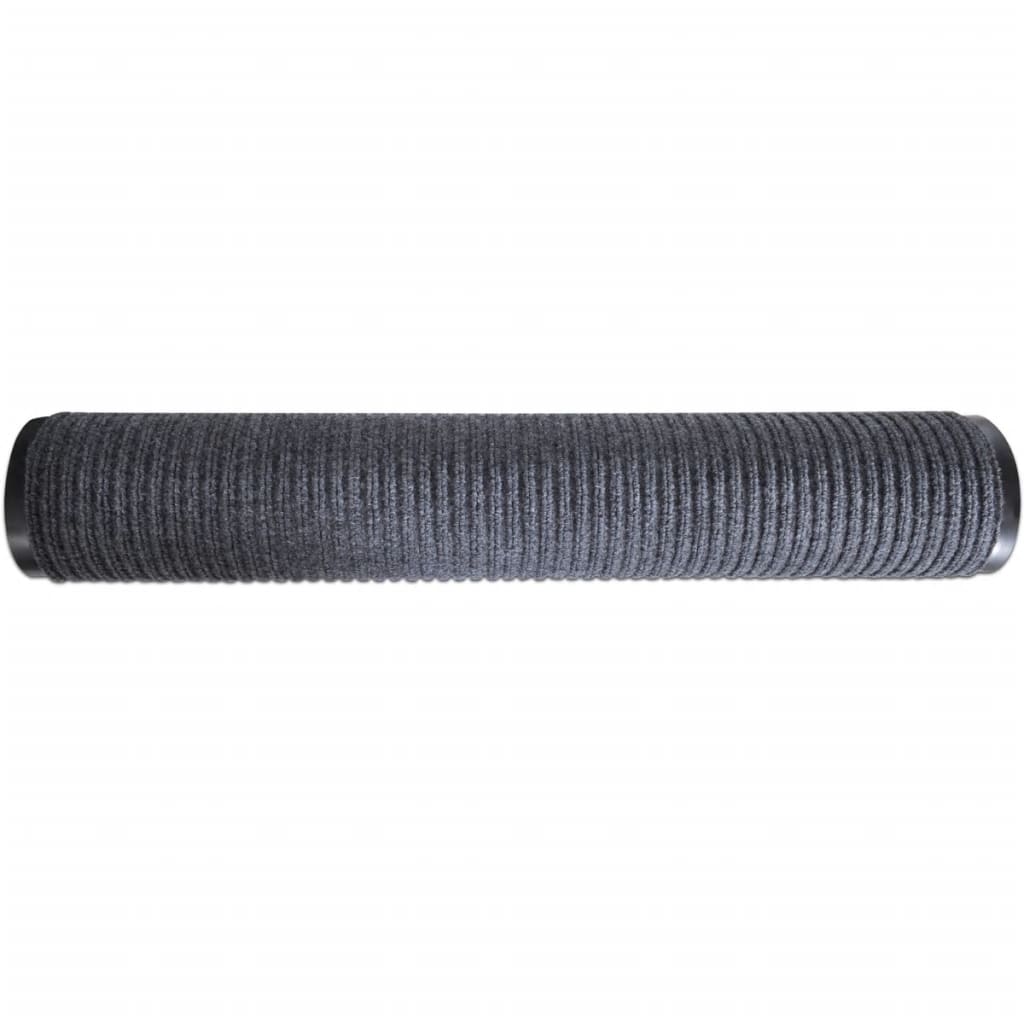 PVC Ovimatot 2 kpl harmaa 90x60 cm - Sisustajankoti.fi