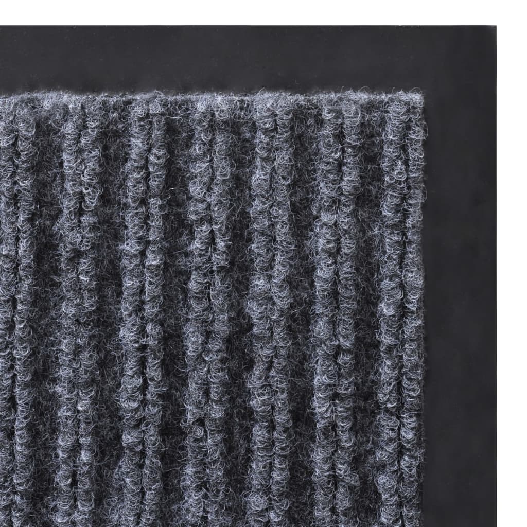 PVC Ovimatot 2 kpl harmaa 90x60 cm - Sisustajankoti.fi