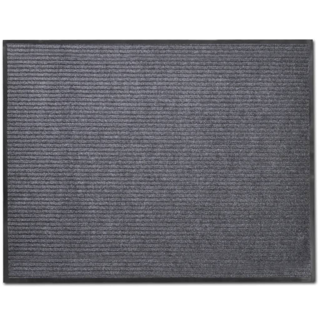 PVC Ovimatot 4 kpl harmaa 90x60 cm - Sisustajankoti.fi