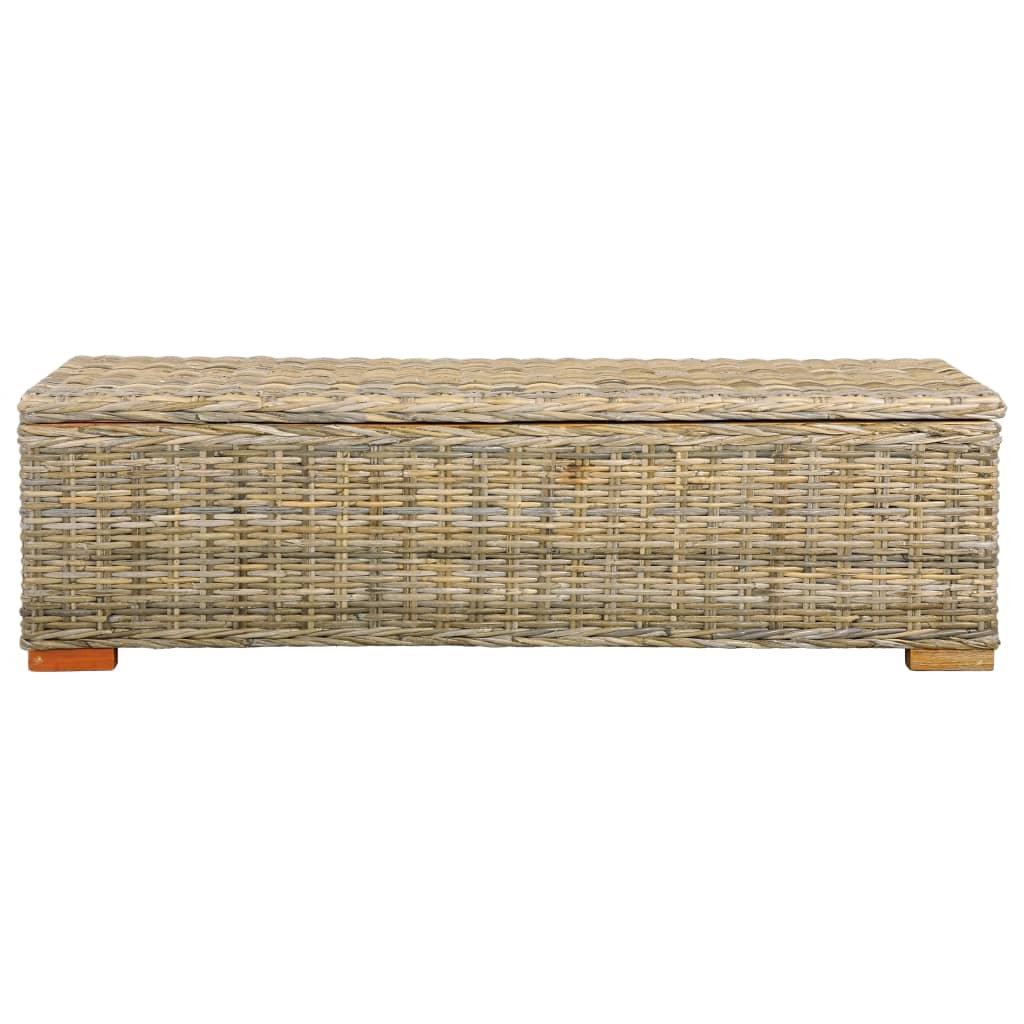 Säilytyslaatikko 120 cm kubu-rottinki ja täysi mangopuu - Sisustajankoti.fi