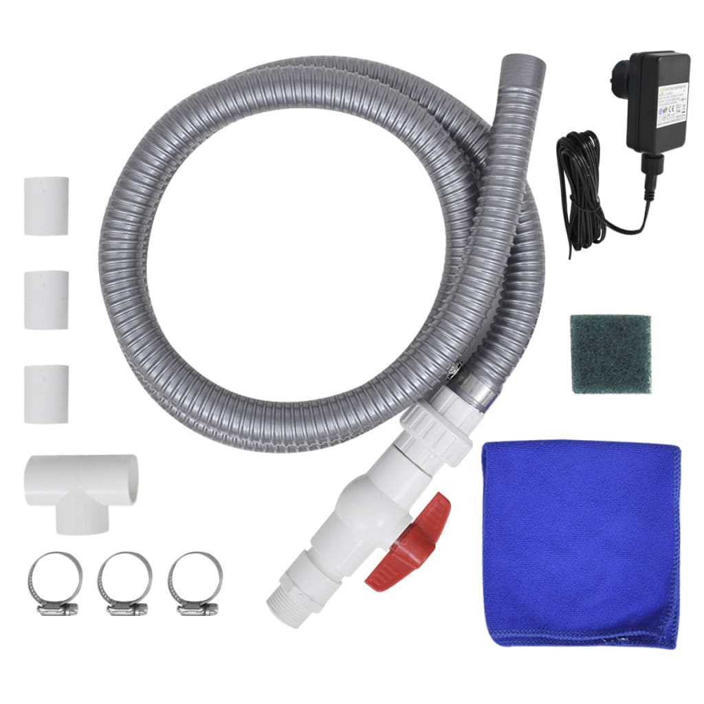 Uima-altaan LED-suihkulähde ruostumaton teräs 30x60x45 cm - Sisustajankoti.fi