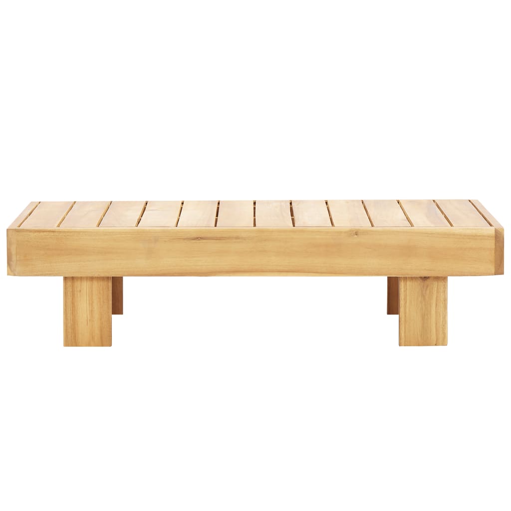 Sohvapöytä 100x60x25 cm täysi akaasiapuu - Sisustajankoti.fi