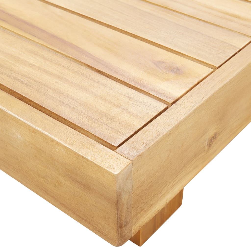 Sohvapöytä 100x60x25 cm täysi akaasiapuu - Sisustajankoti.fi
