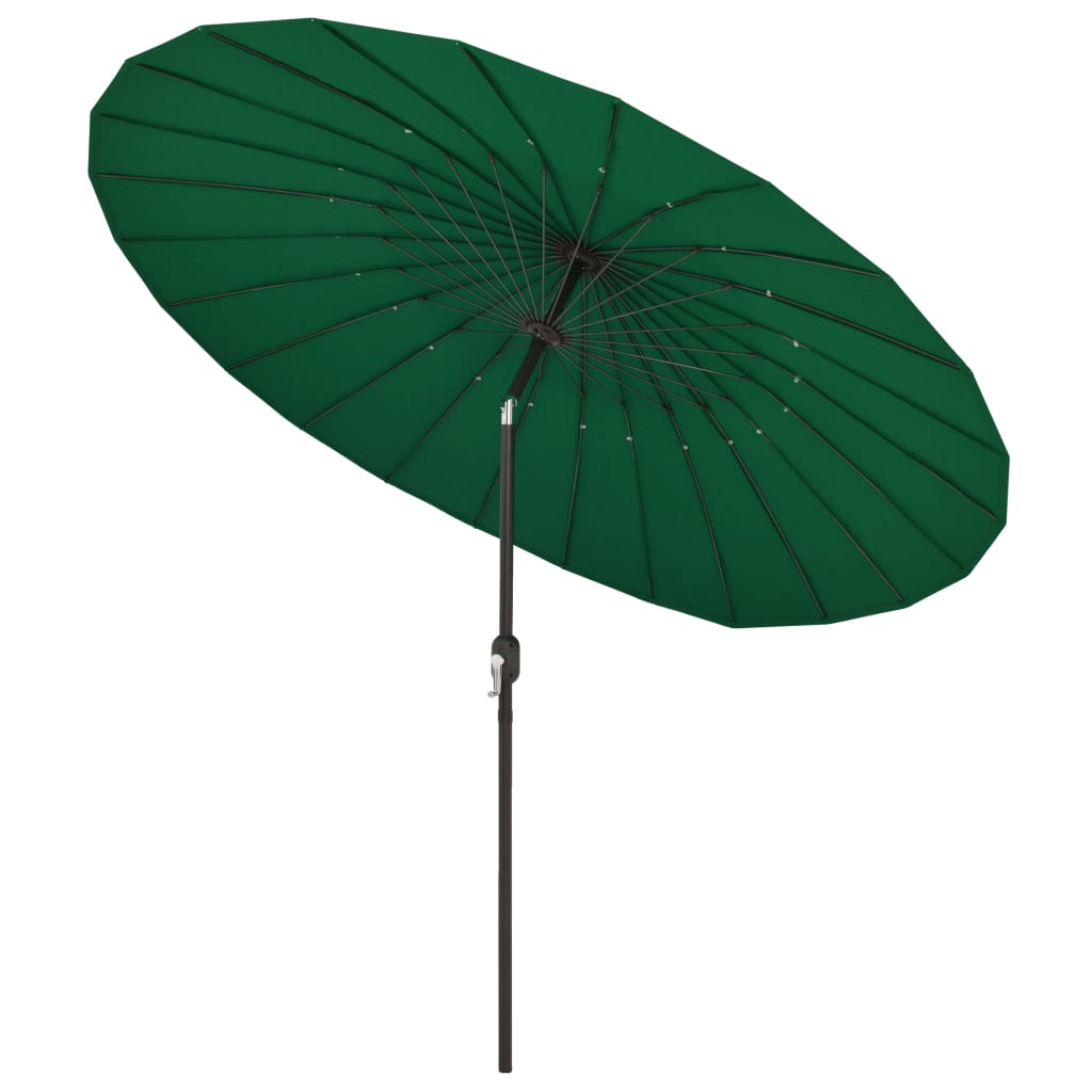 Aurinkovarjo alumiinitanko 270 cm vihreä - Sisustajankoti.fi