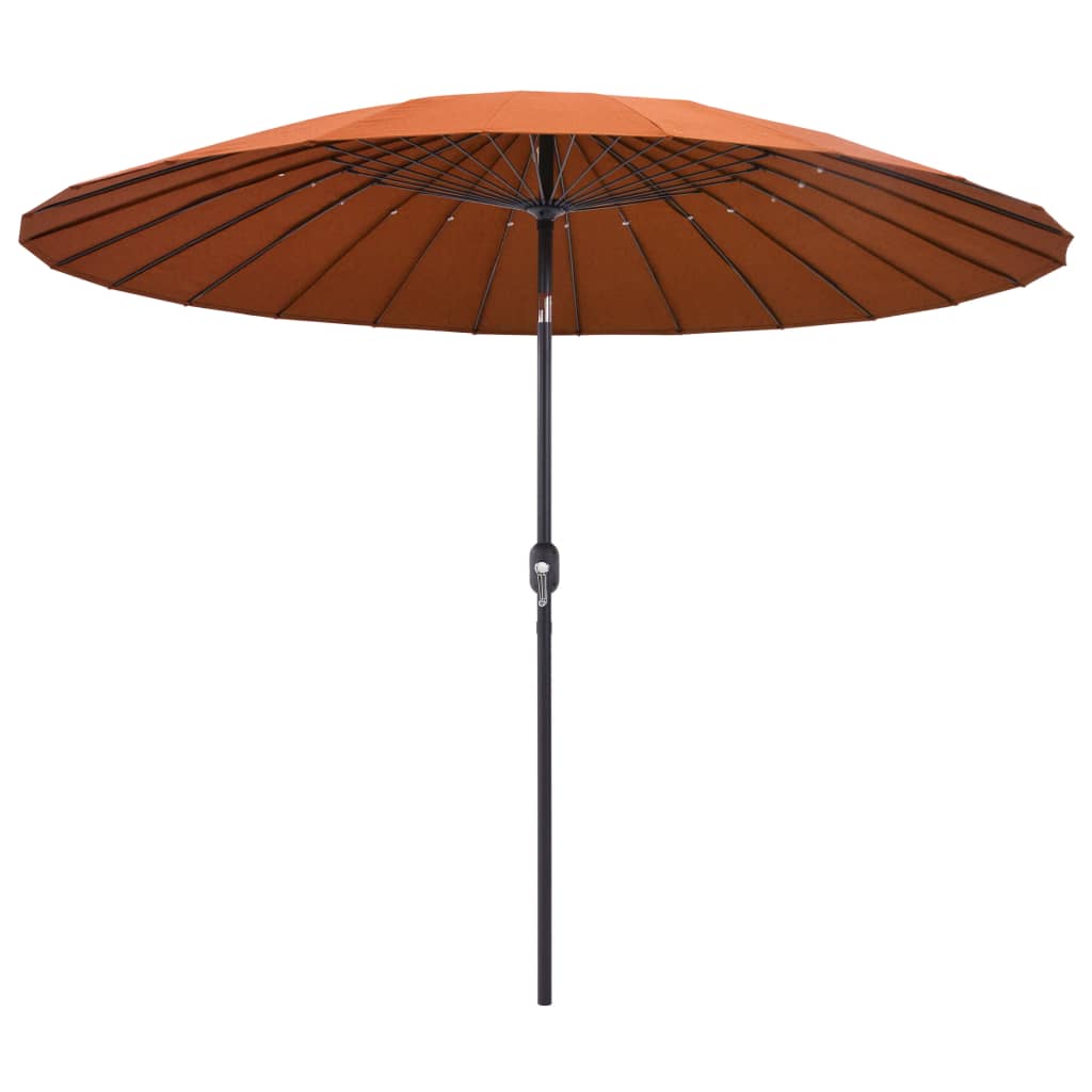 Aurinkovarjo alumiinitanko 270 cm terrakotta - Sisustajankoti.fi