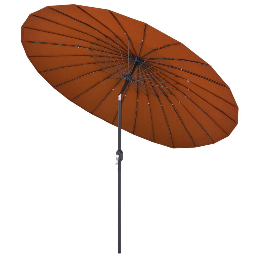 Aurinkovarjo alumiinitanko 270 cm terrakotta - Sisustajankoti.fi