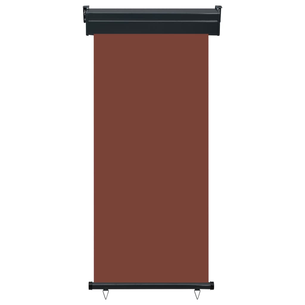 Parvekkeen sivumarkiisi 80x250 cm ruskea - Sisustajankoti.fi