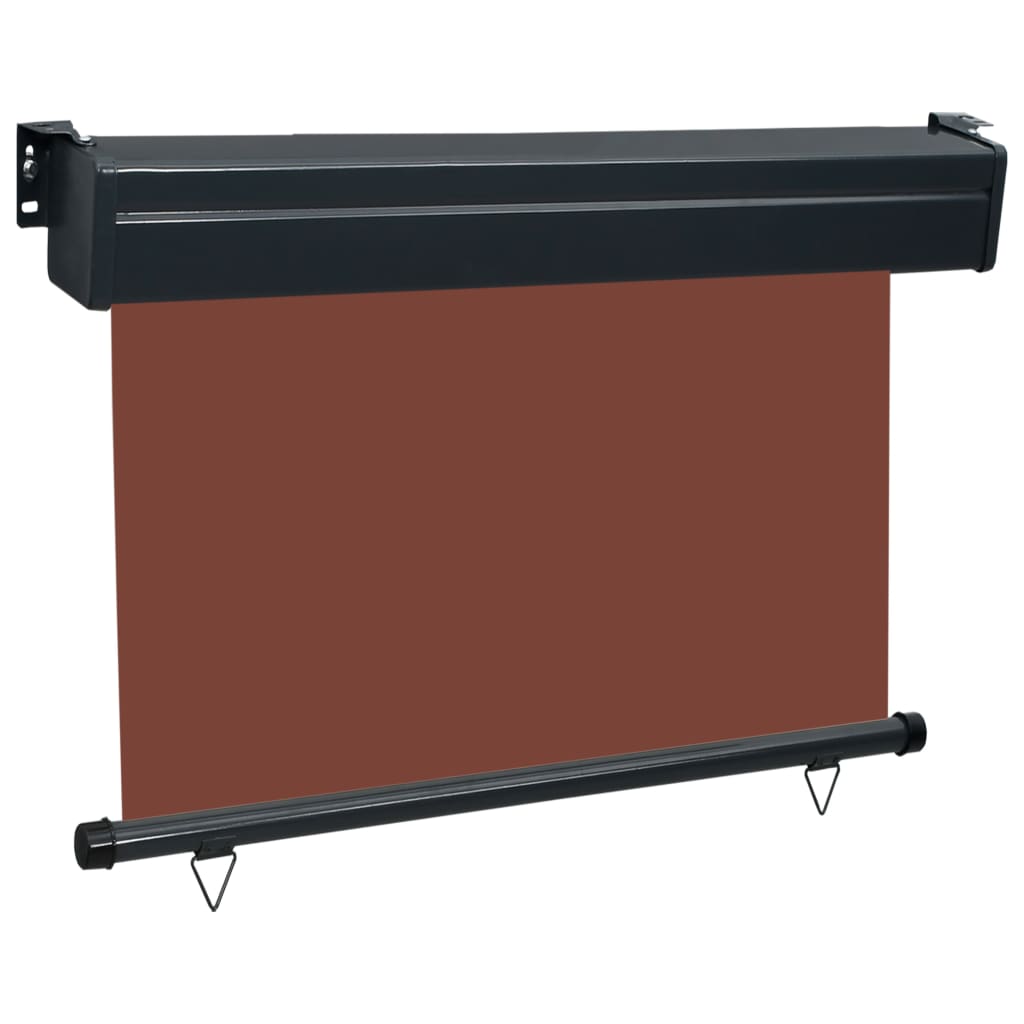 Parvekkeen sivumarkiisi 80x250 cm ruskea - Sisustajankoti.fi