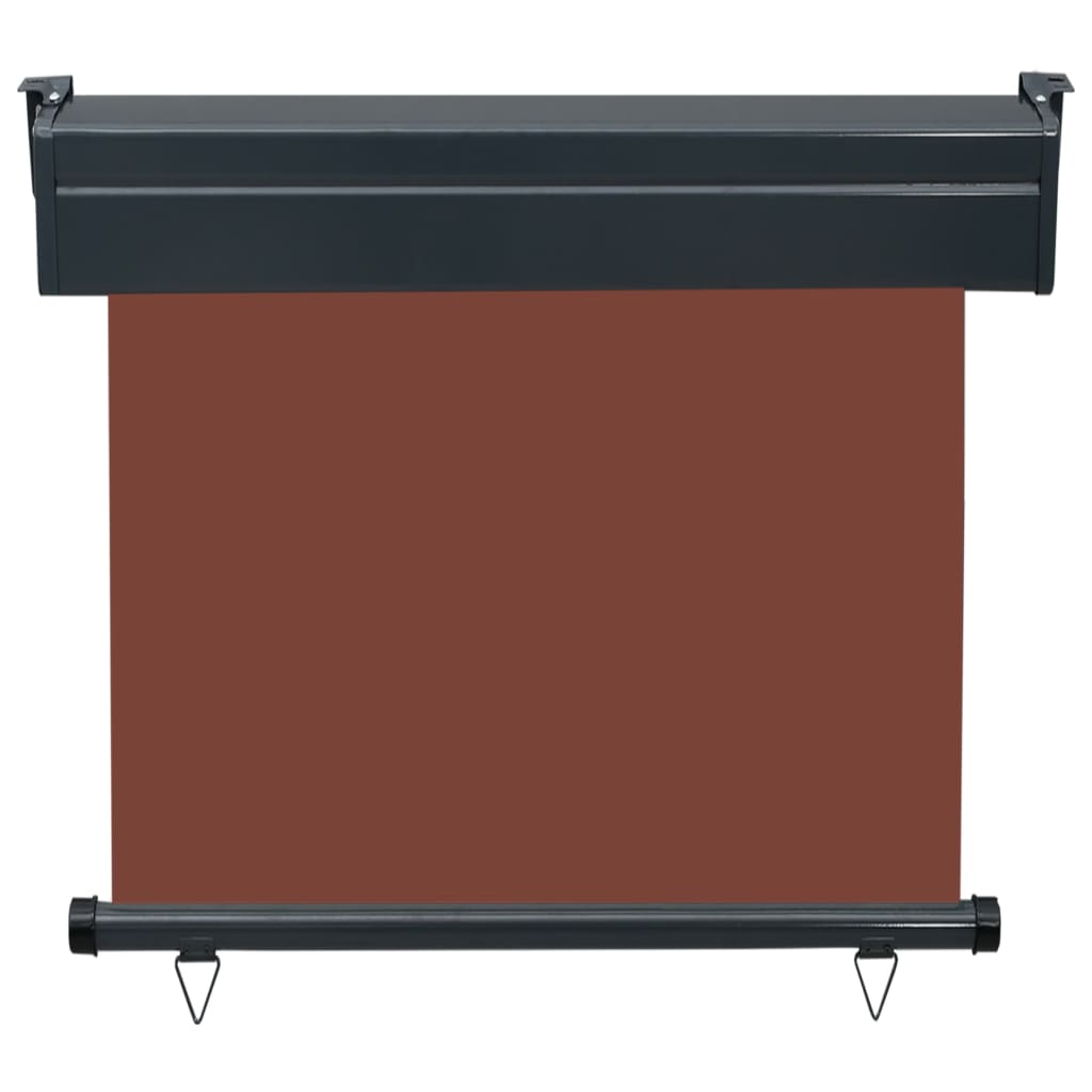 Parvekkeen sivumarkiisi 80x250 cm ruskea - Sisustajankoti.fi