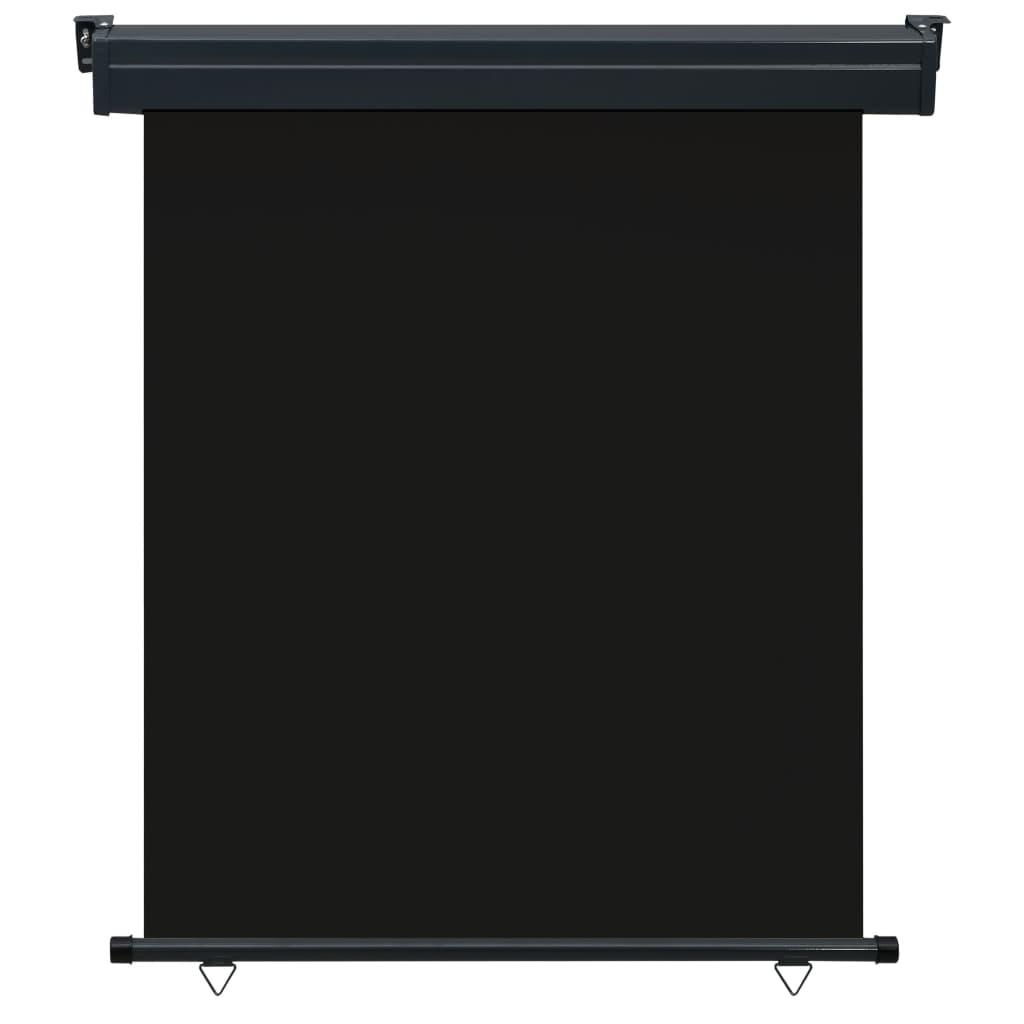 Parvekkeen sivumarkiisi 140x250 cm musta - Sisustajankoti.fi