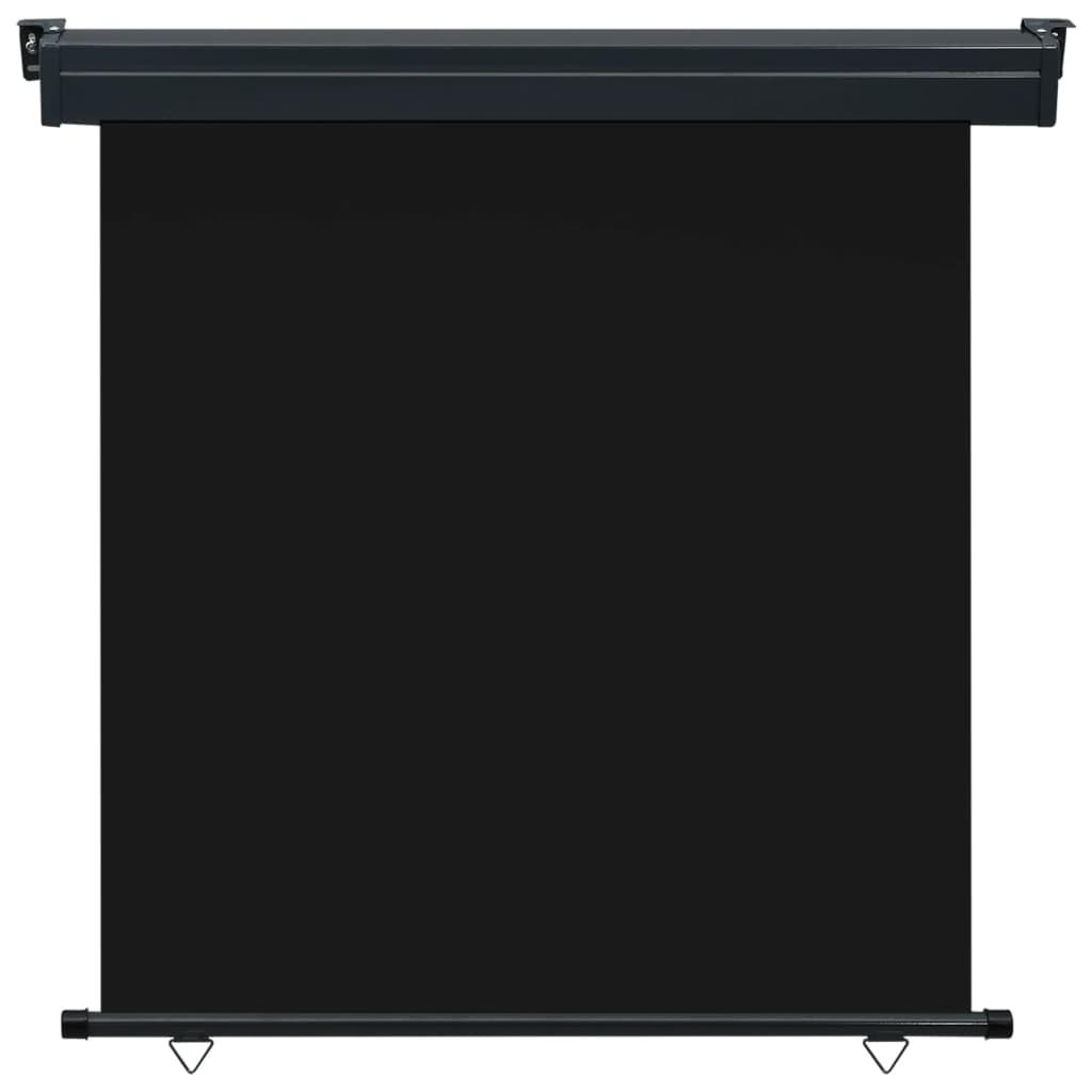Parvekkeen sivumarkiisi 160x250 cm musta - Sisustajankoti.fi