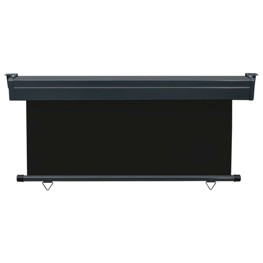 Parvekkeen sivumarkiisi 170x250 cm musta - Sisustajankoti.fi