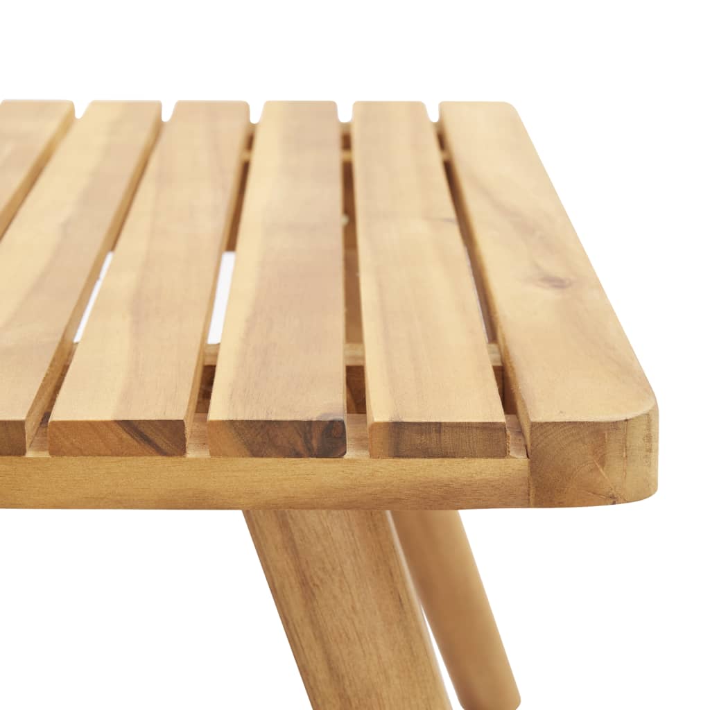 Puutarhan sohvapöytä 90x55x35 cm täysi akaasiapuu - Sisustajankoti.fi