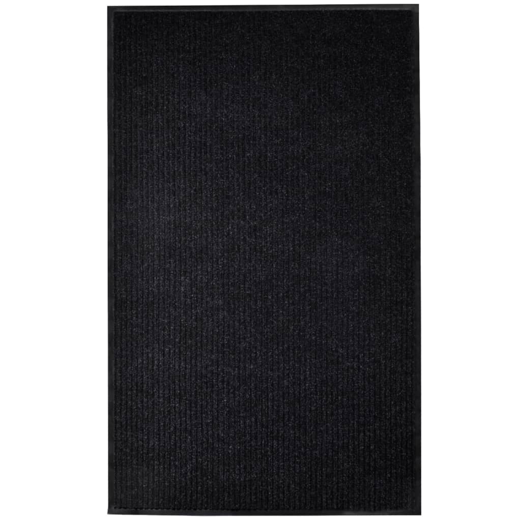 Ovimatto musta 160x220 cm PVC - Sisustajankoti.fi
