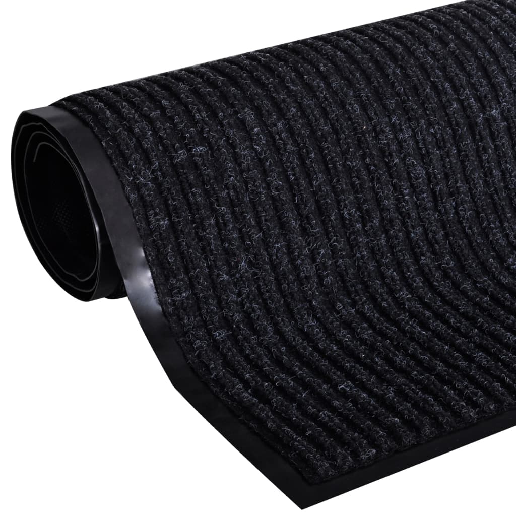 Ovimatto musta 160x220 cm PVC - Sisustajankoti.fi