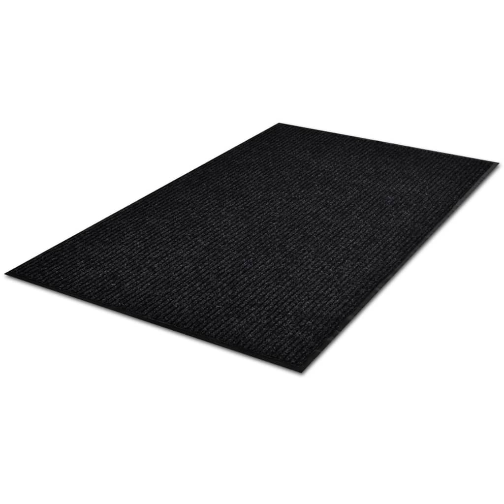 Ovimatto musta 160x220 cm PVC - Sisustajankoti.fi