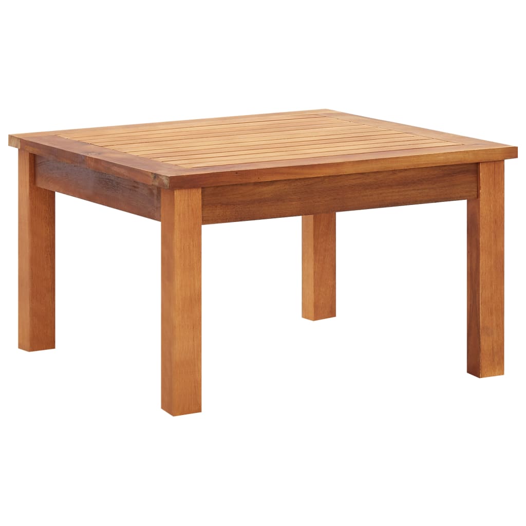 Puutarhan sohvapöytä 60x60x36 cm täysi akaasiapuu - Sisustajankoti.fi